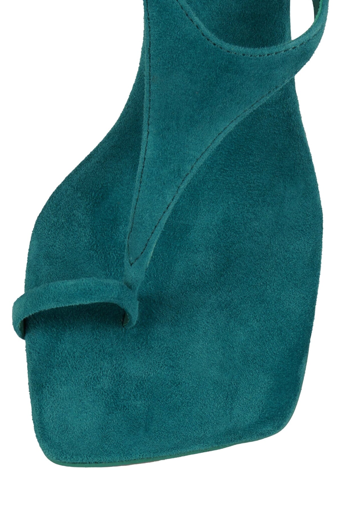 BON-BON Jeffrey Campbell Strappy Sandals Turquoise Suede