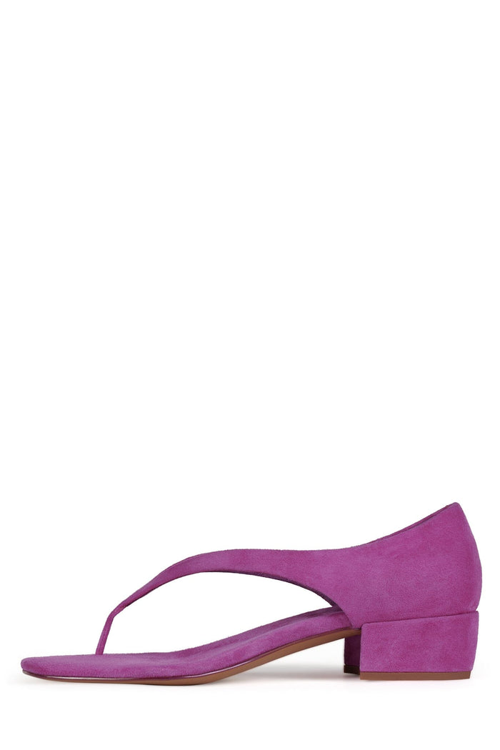 EMELIE Jeffrey Campbell Heeled Sandal Magenta Suede