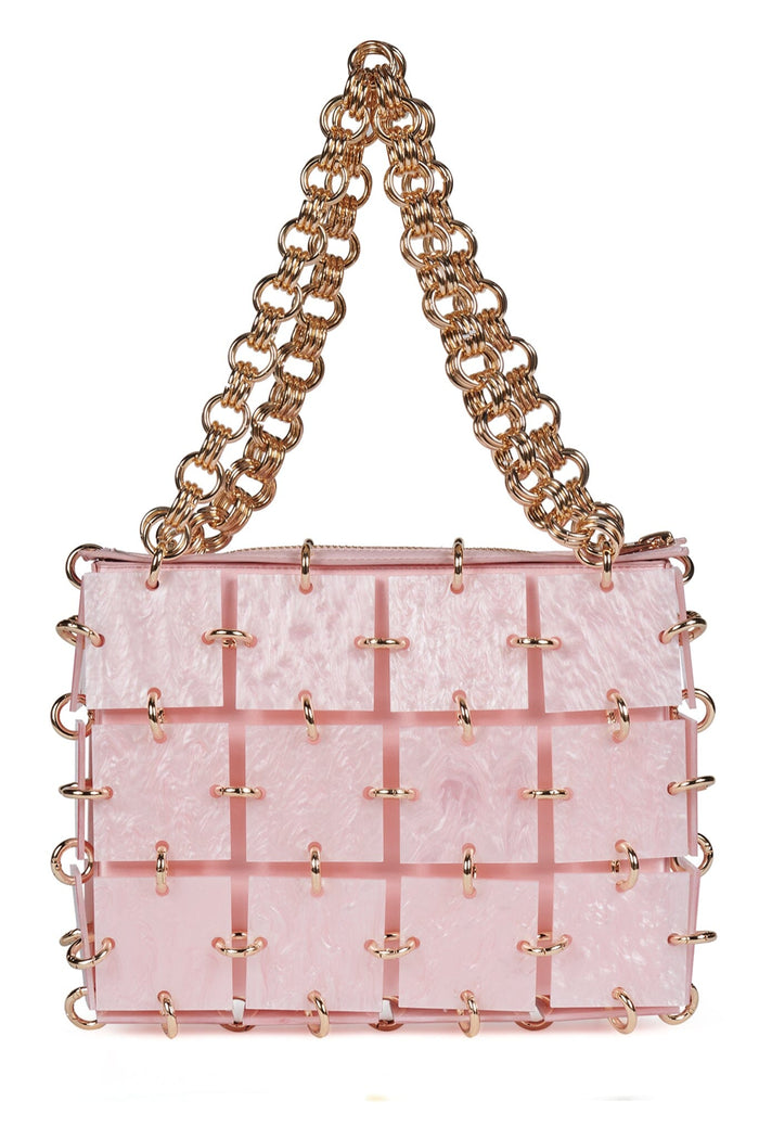 LES-FILLES Bag YYH Pink Satin Combo 