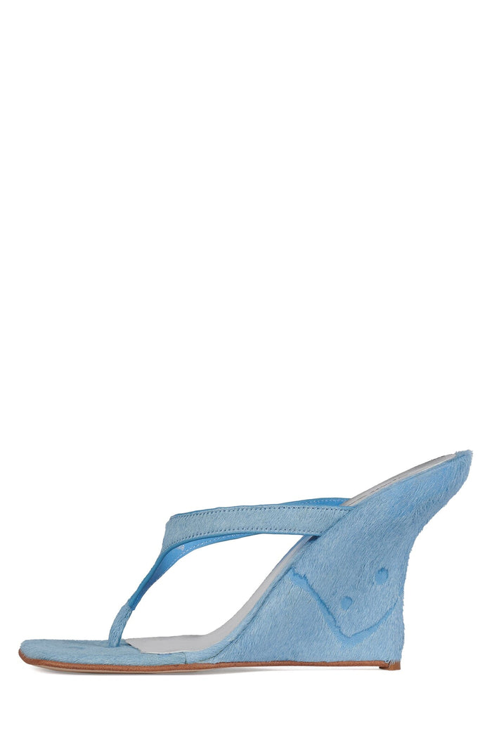ROMEE-F Jeffrey Campbell Thong Sandal Baby Blue Spot