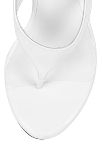 YSABELA-R Jeffrey Campbell Heeled Sandals White Patent