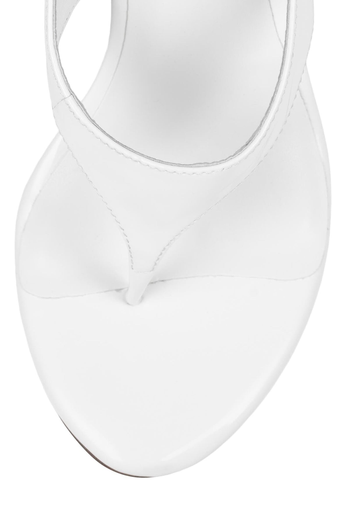 YSABELA-R Jeffrey Campbell Heeled Sandals White Patent